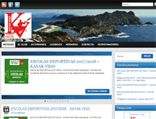 Tablet Screenshot of kayakvigo.es
